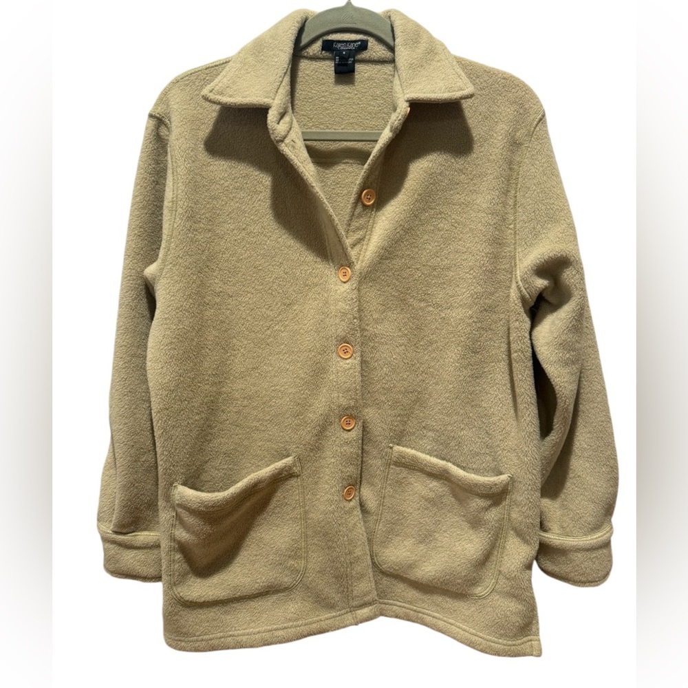 KAREN KANE Fleece Shacket - Picture 1 of 6